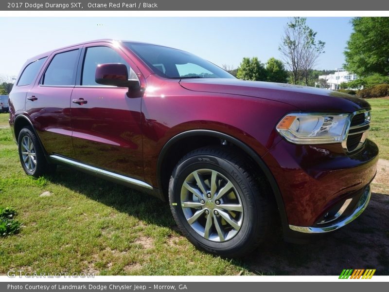 Octane Red Pearl / Black 2017 Dodge Durango SXT