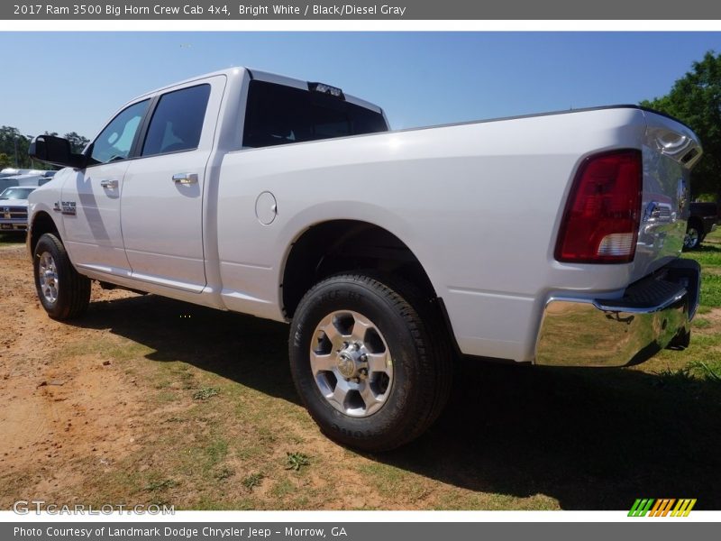 Bright White / Black/Diesel Gray 2017 Ram 3500 Big Horn Crew Cab 4x4