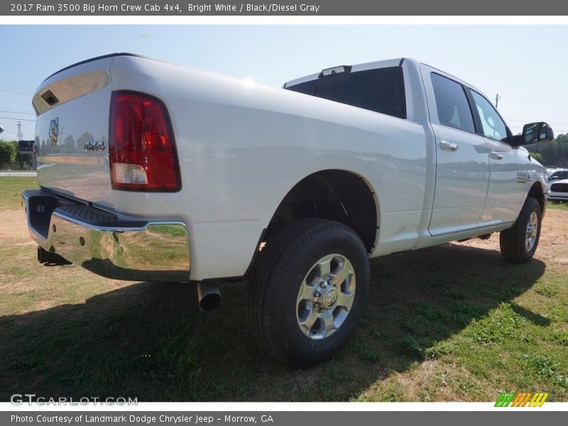Bright White / Black/Diesel Gray 2017 Ram 3500 Big Horn Crew Cab 4x4