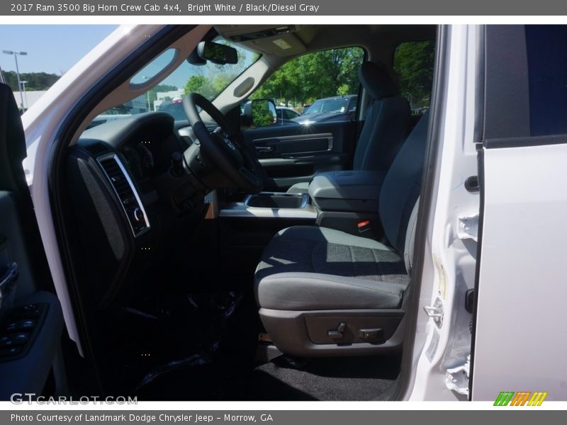 Bright White / Black/Diesel Gray 2017 Ram 3500 Big Horn Crew Cab 4x4