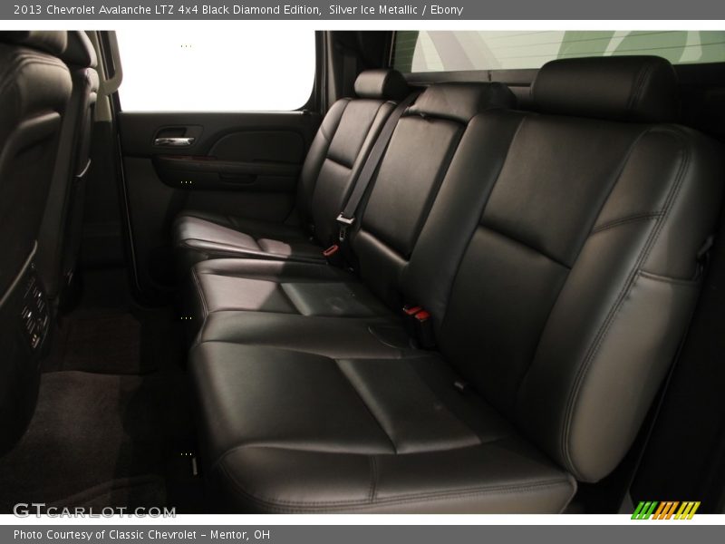 Silver Ice Metallic / Ebony 2013 Chevrolet Avalanche LTZ 4x4 Black Diamond Edition