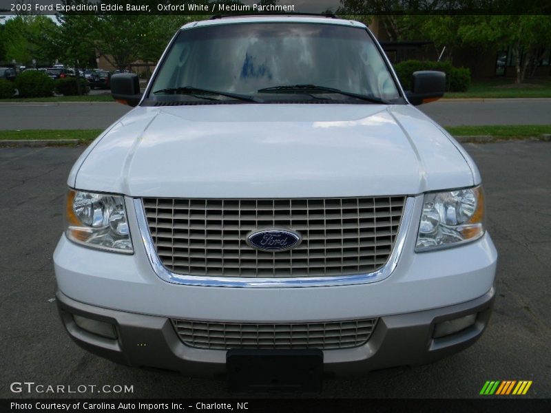 Oxford White / Medium Parchment 2003 Ford Expedition Eddie Bauer