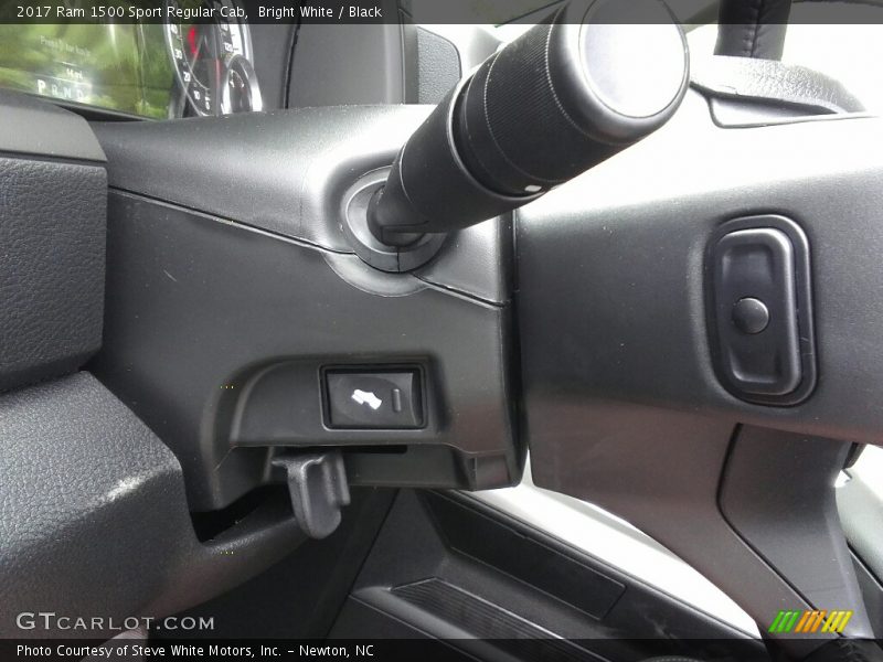 Bright White / Black 2017 Ram 1500 Sport Regular Cab