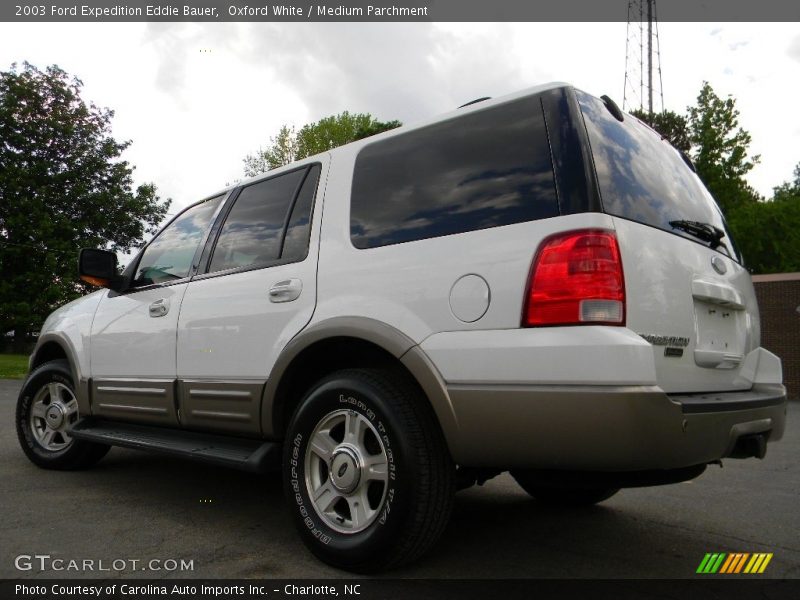 Oxford White / Medium Parchment 2003 Ford Expedition Eddie Bauer