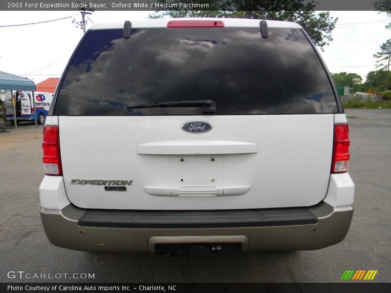 Oxford White / Medium Parchment 2003 Ford Expedition Eddie Bauer