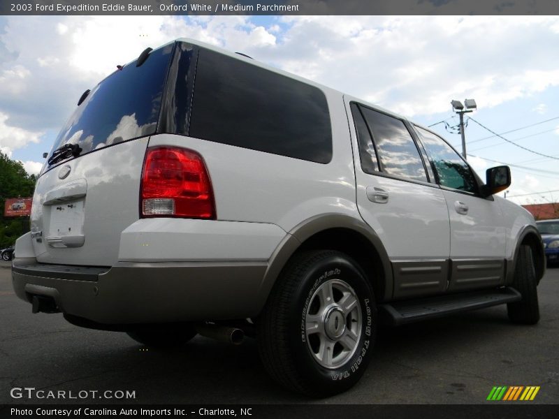 Oxford White / Medium Parchment 2003 Ford Expedition Eddie Bauer