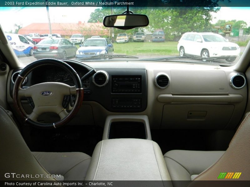 Oxford White / Medium Parchment 2003 Ford Expedition Eddie Bauer