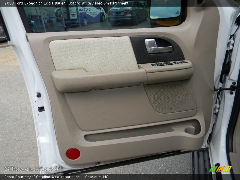 Oxford White / Medium Parchment 2003 Ford Expedition Eddie Bauer