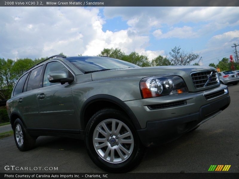 Willow Green Metallic / Sandstone 2008 Volvo XC90 3.2