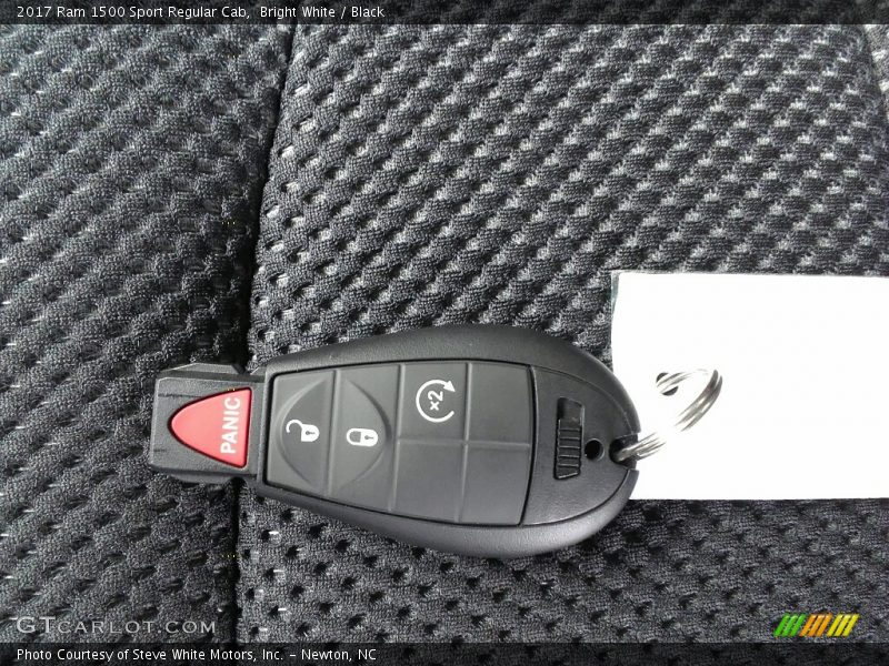 Bright White / Black 2017 Ram 1500 Sport Regular Cab