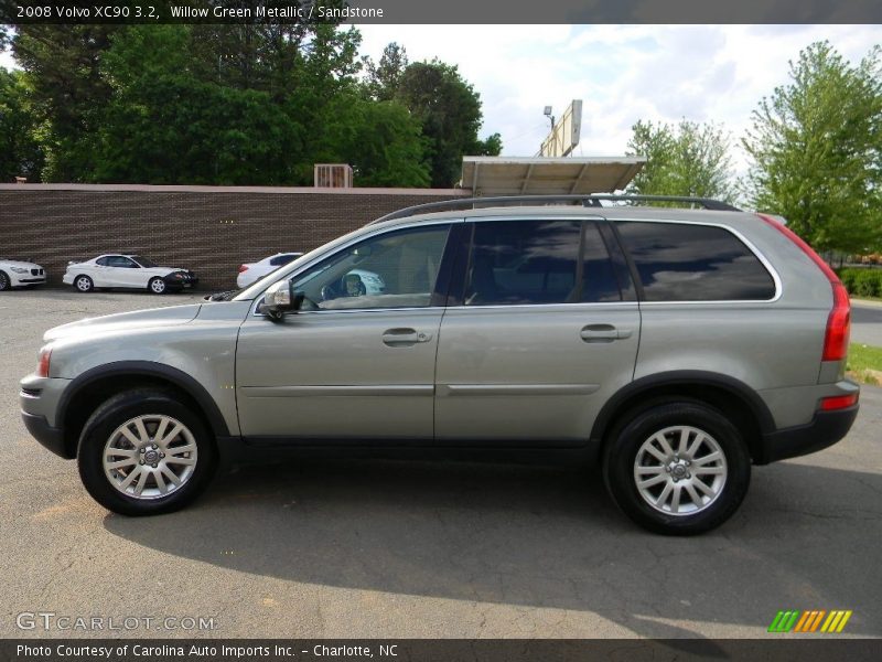 Willow Green Metallic / Sandstone 2008 Volvo XC90 3.2