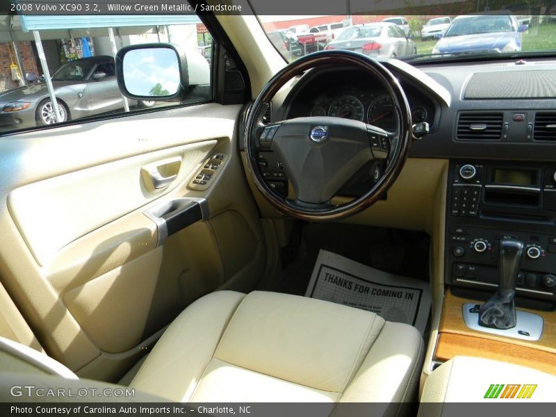 Willow Green Metallic / Sandstone 2008 Volvo XC90 3.2