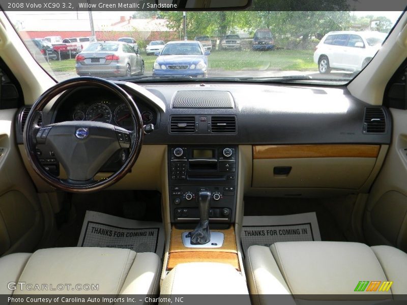 Willow Green Metallic / Sandstone 2008 Volvo XC90 3.2
