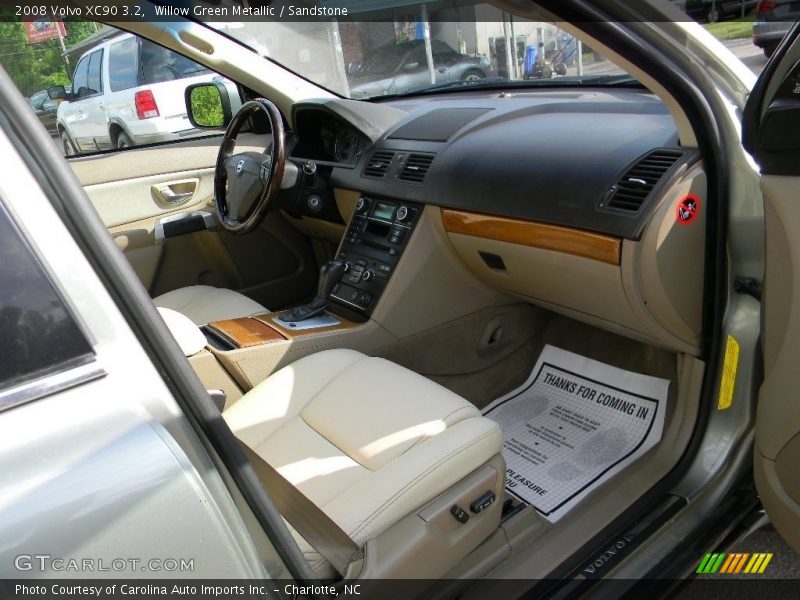 Willow Green Metallic / Sandstone 2008 Volvo XC90 3.2