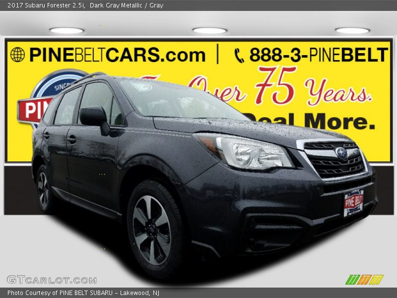 Dark Gray Metallic / Gray 2017 Subaru Forester 2.5i