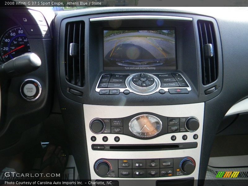 Athens Blue / Stone 2008 Infiniti G 37 S Sport Coupe