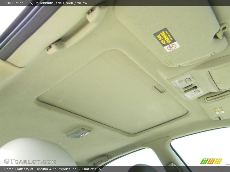 Millennium Jade Green / Willow 2003 Infiniti I 35
