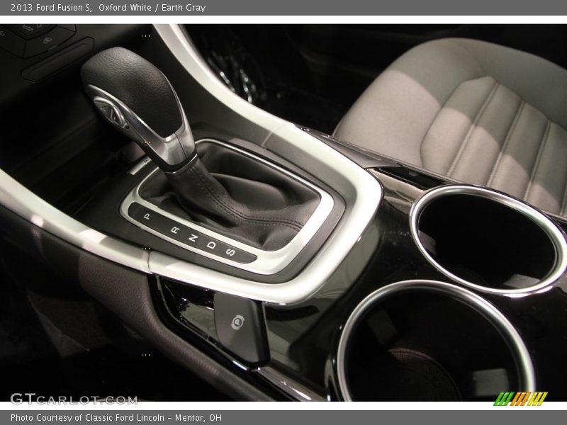 Oxford White / Earth Gray 2013 Ford Fusion S