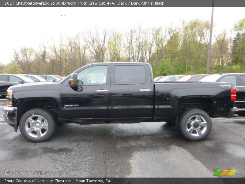 Black / Dark Ash/Jet Black 2017 Chevrolet Silverado 2500HD Work Truck Crew Cab 4x4