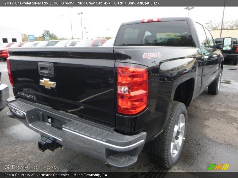 Black / Dark Ash/Jet Black 2017 Chevrolet Silverado 2500HD Work Truck Crew Cab 4x4