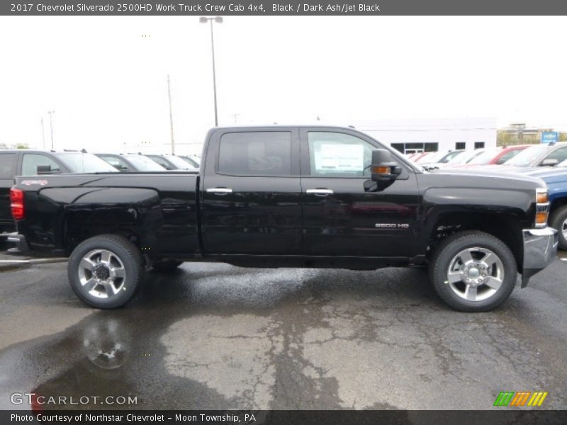 Black / Dark Ash/Jet Black 2017 Chevrolet Silverado 2500HD Work Truck Crew Cab 4x4