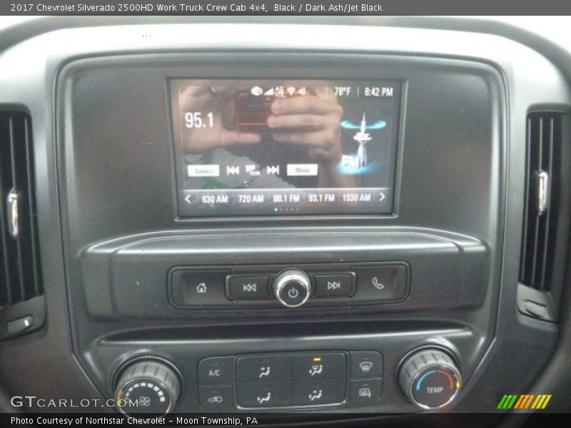 Black / Dark Ash/Jet Black 2017 Chevrolet Silverado 2500HD Work Truck Crew Cab 4x4