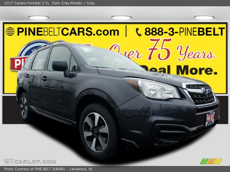 Dark Gray Metallic / Gray 2017 Subaru Forester 2.5i