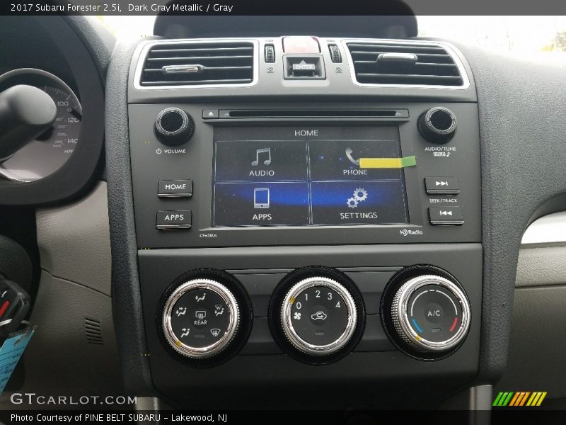 Dark Gray Metallic / Gray 2017 Subaru Forester 2.5i