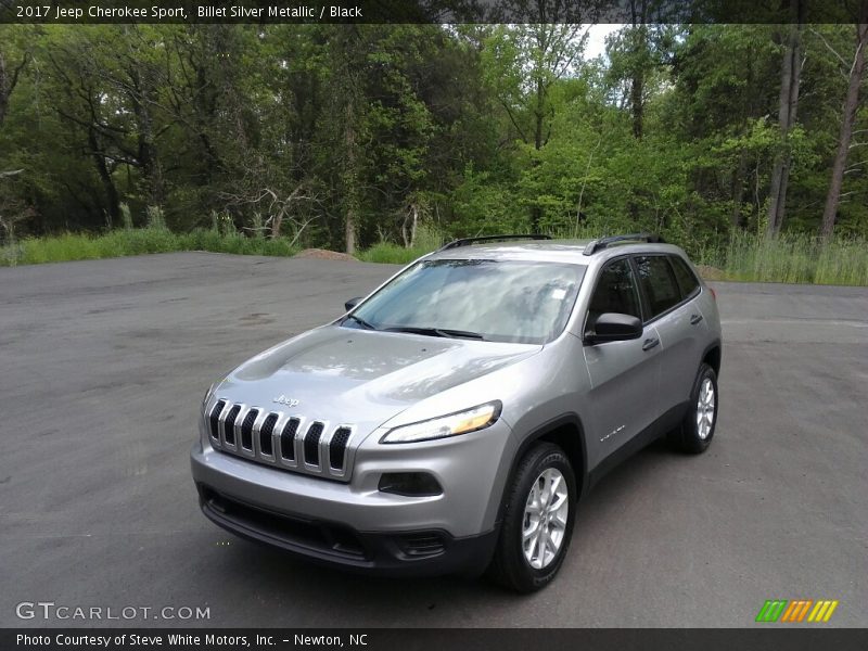 Billet Silver Metallic / Black 2017 Jeep Cherokee Sport