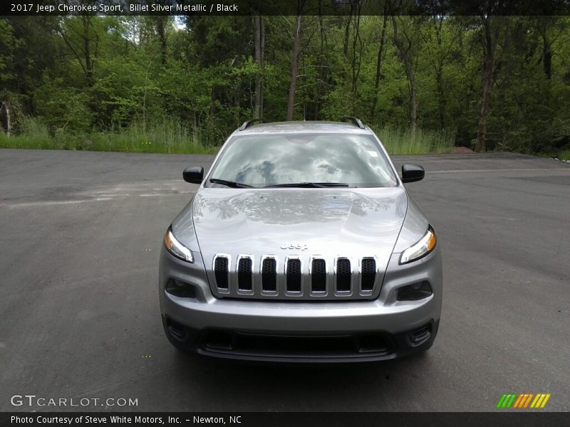 Billet Silver Metallic / Black 2017 Jeep Cherokee Sport