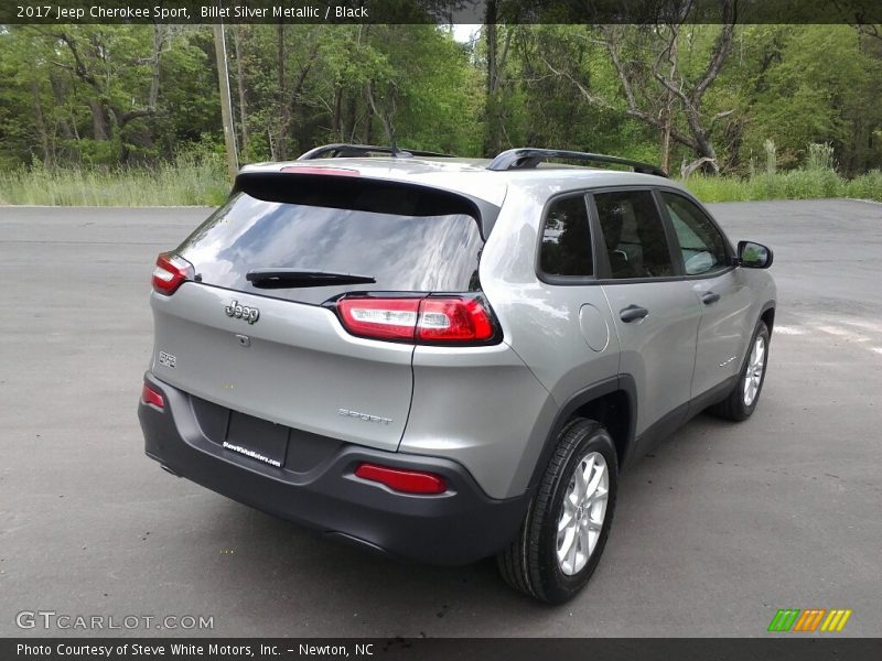 Billet Silver Metallic / Black 2017 Jeep Cherokee Sport