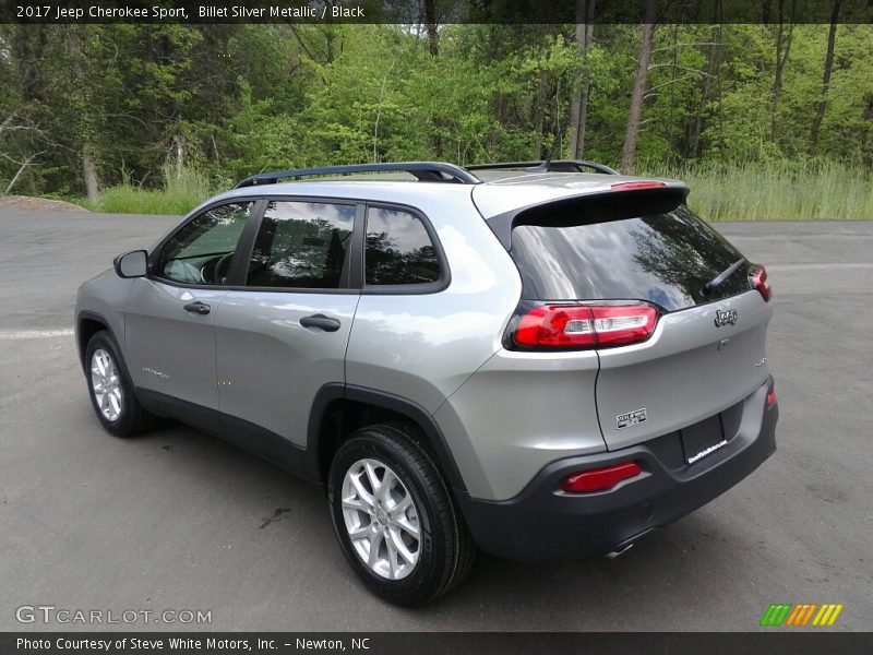 Billet Silver Metallic / Black 2017 Jeep Cherokee Sport