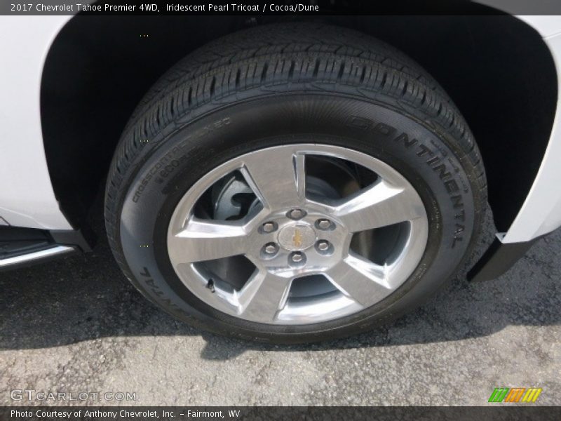 Iridescent Pearl Tricoat / Cocoa/Dune 2017 Chevrolet Tahoe Premier 4WD