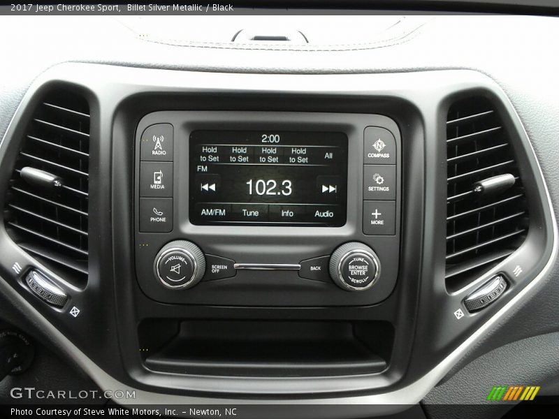 Billet Silver Metallic / Black 2017 Jeep Cherokee Sport