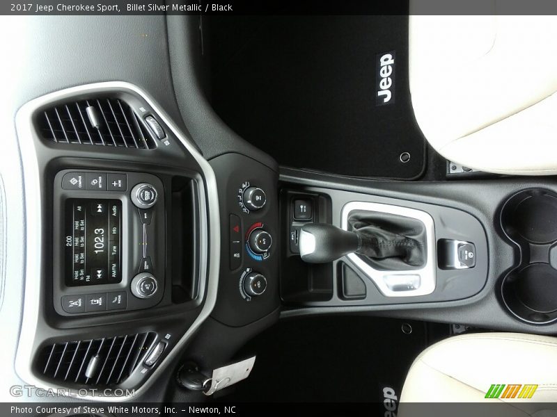 Billet Silver Metallic / Black 2017 Jeep Cherokee Sport