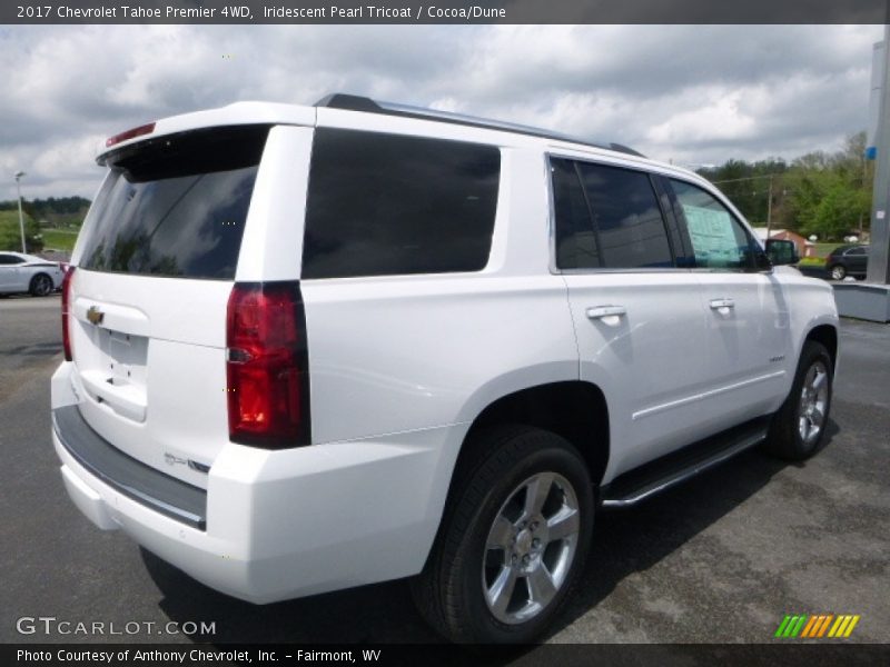 Iridescent Pearl Tricoat / Cocoa/Dune 2017 Chevrolet Tahoe Premier 4WD