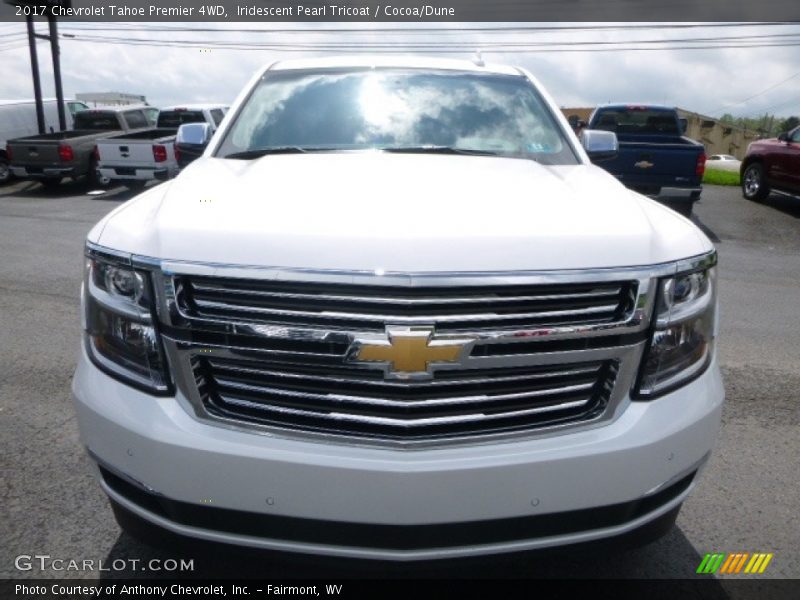 Iridescent Pearl Tricoat / Cocoa/Dune 2017 Chevrolet Tahoe Premier 4WD