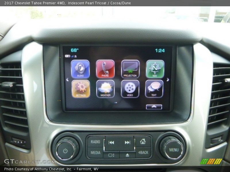 Iridescent Pearl Tricoat / Cocoa/Dune 2017 Chevrolet Tahoe Premier 4WD