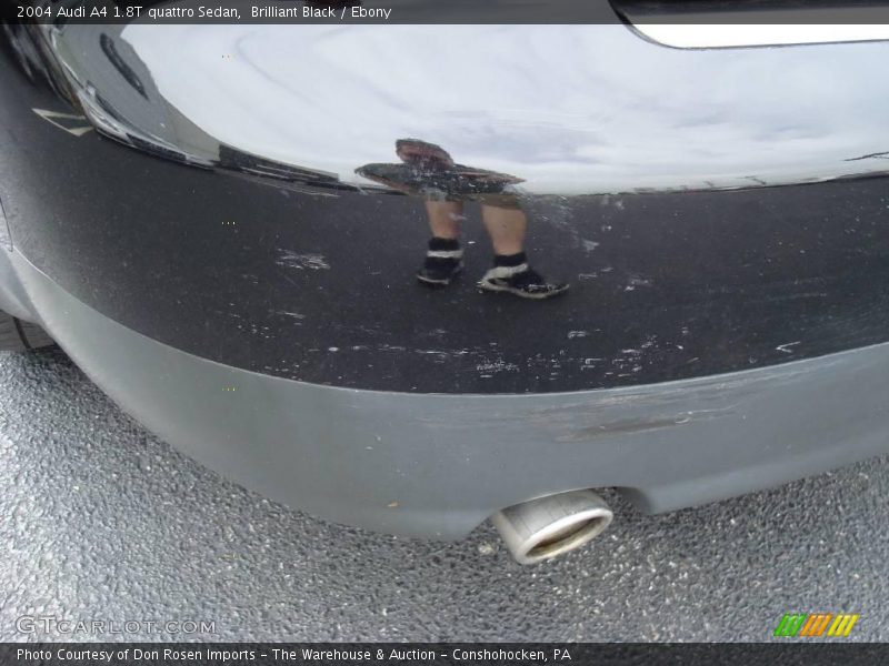 Brilliant Black / Ebony 2004 Audi A4 1.8T quattro Sedan