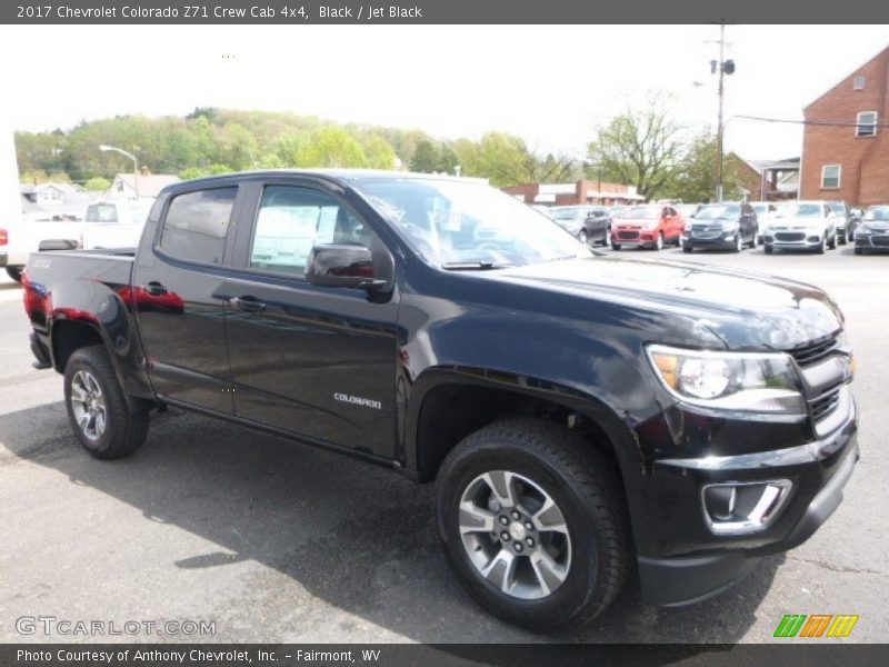 Black / Jet Black 2017 Chevrolet Colorado Z71 Crew Cab 4x4