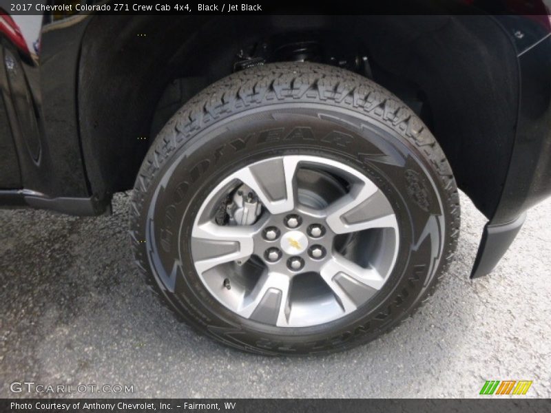 Black / Jet Black 2017 Chevrolet Colorado Z71 Crew Cab 4x4