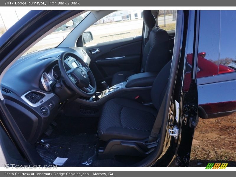 Pitch Black / Black 2017 Dodge Journey SE