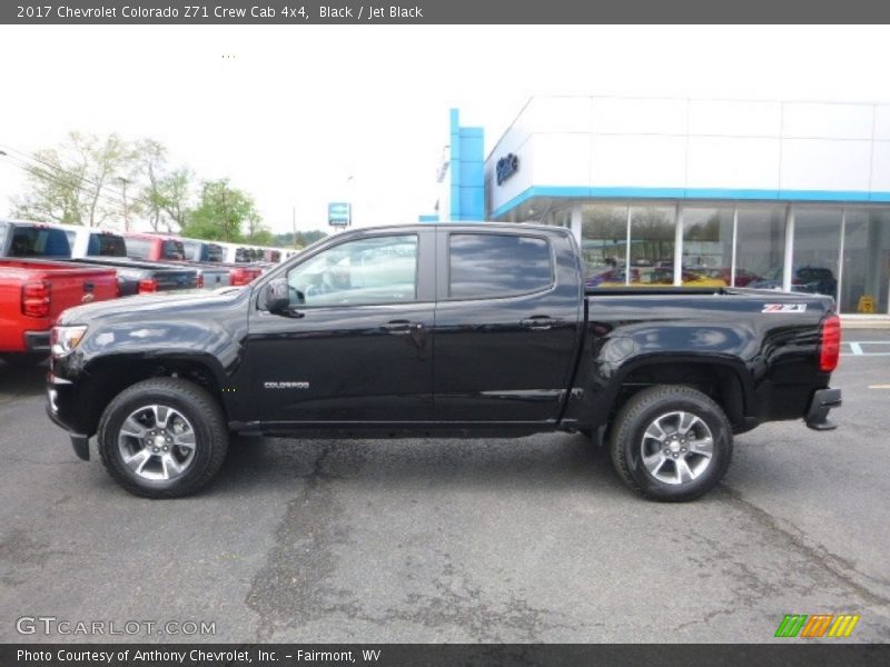 Black / Jet Black 2017 Chevrolet Colorado Z71 Crew Cab 4x4
