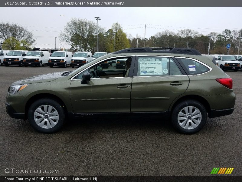 Wilderness Green Metallic / Warm Ivory 2017 Subaru Outback 2.5i