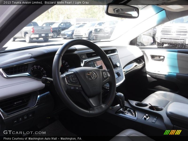 Blizzard White Pearl / Light Gray 2013 Toyota Avalon Limited