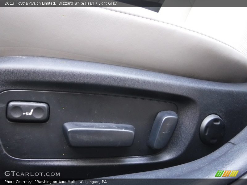 Blizzard White Pearl / Light Gray 2013 Toyota Avalon Limited