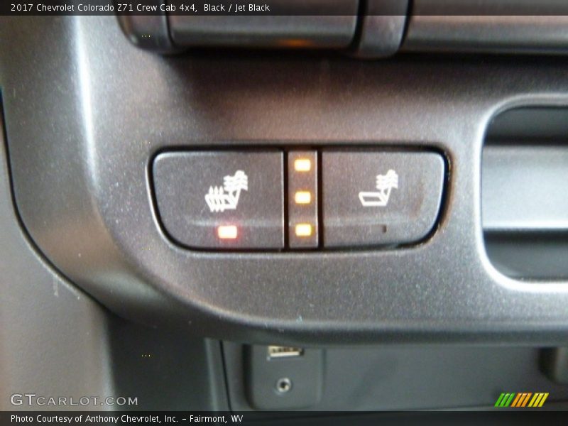Black / Jet Black 2017 Chevrolet Colorado Z71 Crew Cab 4x4