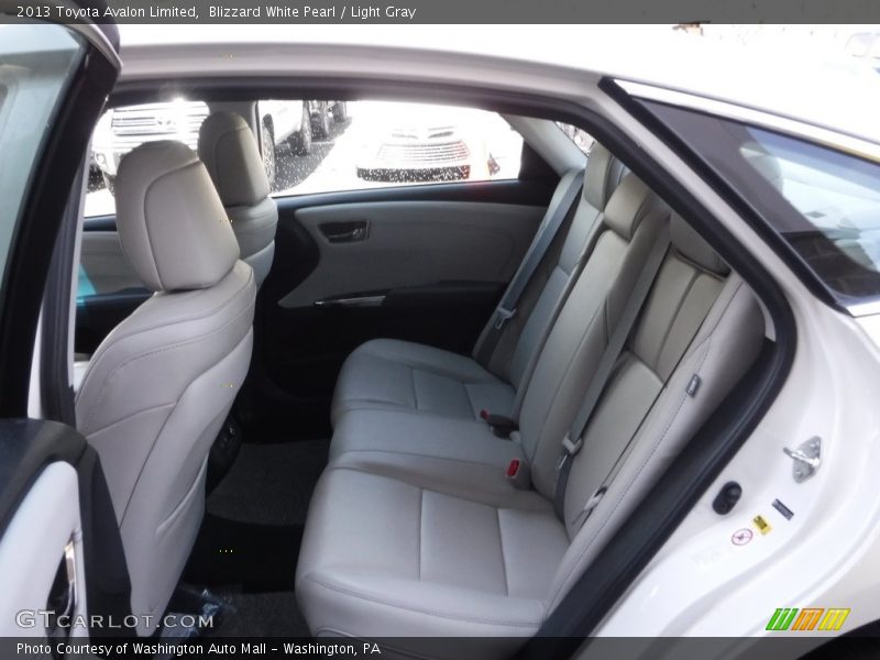 Blizzard White Pearl / Light Gray 2013 Toyota Avalon Limited