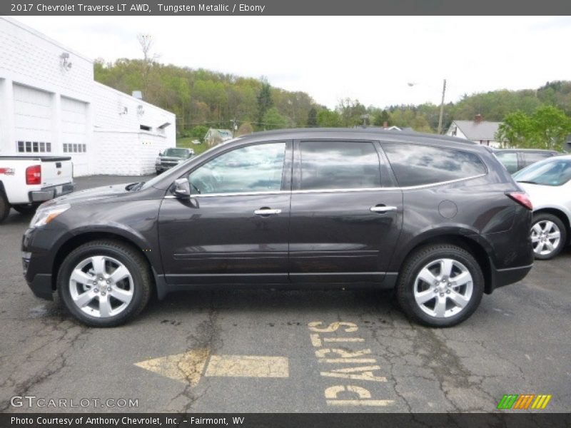 Tungsten Metallic / Ebony 2017 Chevrolet Traverse LT AWD