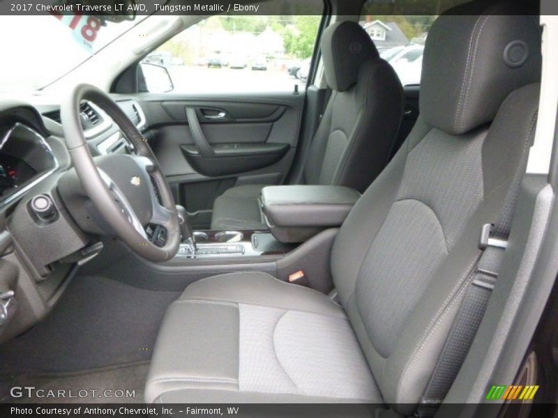 Tungsten Metallic / Ebony 2017 Chevrolet Traverse LT AWD